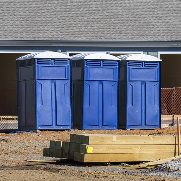 are there any restrictions on where i can place the porta potties during my rental period in Rock Michigan